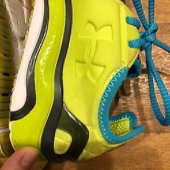 UNDER ARMOUR Womens RC 2' Running Shoe 1235697-317 Gray Green Colorblock 11 - Picture 10 of 15